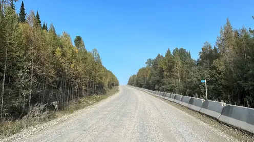 В Красноярском крае раньше срока завершили ремонт дороги Епишино – Северо-Енисейский